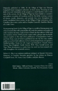 back cover of In the Village of Viger