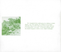 back cover of Pollywog who didn't believe, The