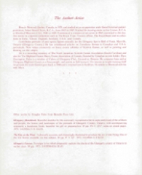 back cover of Highland Games Sketchbook